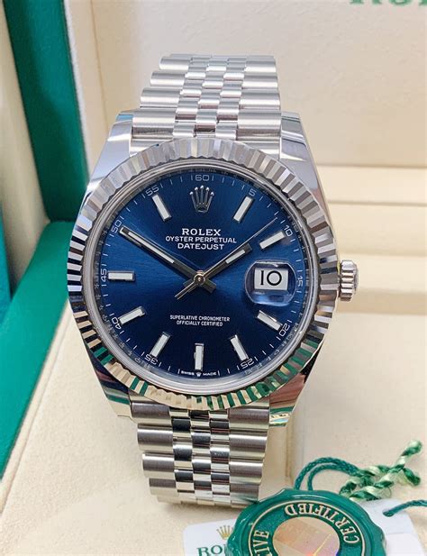 blue rolex datejust|rolex datejust blue face price.